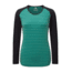Mountain Equipment Redline Long Sleeve Tee - Womens, Spruce Stripe/Cosmos, 10, 01561Cosmos10