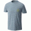 Mountain Hardwear 3 Peaks Short Sleeve Pocket T-Shirt - Men's, Heather Blue Granite, M, 1764381405-M