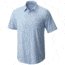Mountain Hardwear Air Tech AC Stripe Short Sleeve Shirt-Grey Goose-Large
