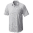Mountain Hardwear Air Tech AC Stripe Short Sleeve Shirt-Grey Ice-X-Large