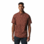 Mountain Hardwear Big Cottonwood Short Sleeve Shirt - Men's, Clay Earth Bandana Grid, Small, 1829001645-Cd-S