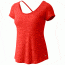 Mountain Hardwear Breeze VNT Short Sleeve T-Shirt - Women's, Fiery Red, XL, 1788091636-XL