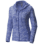 Mountain Hardwear Burned Out Full Zip Hoody - Women's-Heather Bright Island Blue-Large