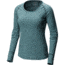 Mountain Hardwear Butterlicious Stripe Long Sleeve Crew, Blue Spruce, XS, 1700421310-XS