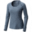 Mountain Hardwear Butterlicious Stripe Long Sleeve Crew, Inkwell, M, 1700421419-M