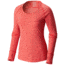 Mountain Hardwear Butterlicious Stripe Long-Sleeve Crew - Women's-Red Hibiscus-Medium