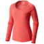 Mountain Hardwear Butterlicious Stripe Long-Sleeve Crew - Women's-Red Hibiscus-Large