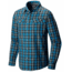 Canyon Plaid Long Sleeve Shirt - Mens-Dark Forest-X-Large