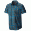 Mountain Hardwear Canyon Plaid Short Sleeve Shirt - Men's-Dark Forest-Small