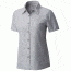 Mountain Hardwear Canyon Short Sleeve Shirt - Women's, Steam, M, 1648541089-M