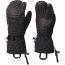 Mountain Hardwear CloudSeeker Trigger Mitt - Men's-Black-X-Large
