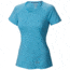 Mountain Hardwear CoolRunner Short Sleeve T - Women's-Bounty Blue-Large