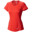 Mountain Hardwear CoolRunner Short Sleeve T - Women's-Red Hibiscus-X-Small
