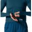 Mountain Hardwear Crater Lake Long Sleeve Crop Top - Womens, Dark Marsh, Small, 1986771375-Dark Marsh-S