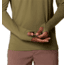 Mountain Hardwear Crater Lake Long Sleeve Hoody - Mens, Combat Green, XL, 190423038169