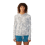 Mountain Hardwear Crater Lake Long Sleeve Hoody - Women's, Grey Ice Spore Dye Print, Medium, 1829681062-M