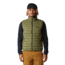 Mountain Hardwear Deloro Down Vest - Men's, Combat Green, Large, 2091971353-L