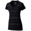 Mountain Hardwear DrySpun Batika V-neck Short Sleeve T - Women's-Black-X-Small