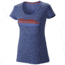 Mountain Hardwear DrySpun Mountain Logo Short Sleeve T - Women's-Cornflower-Large