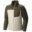 Mountain Hardwear Dynotherm Down Jacket - Men's-Fossil/Peatmoss-Small