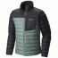 Mountain Hardwear Dynotherm Down Jacket - Men's-Thunderhead Grey/Black-Small