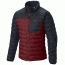 Mountain Hardwear Dynotherm Down Jacket - Men's-Smolder Red/Hardwear Navy-Small