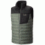 Mountain Hardwear Dynotherm Down Vest - Men's-Thunderhead Grey/Black-Small