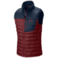 Mountain Hardwear Dynotherm Down Vest - Men's-Smolder Red/Hardwear Navy-X-Large