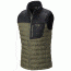 Mountain Hardwear Dynotherm Down Vest - Men's-Stone Green/Black-Medium
