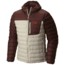 Mountain Hardwear Dynotherm Hooded Down Jacket - Men's-Fossil / Redwood-Small
