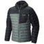 Mountain Hardwear Dynotherm Hooded Down Jacket - Men's-Thunderhead Grey/Black-Medium