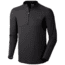 Mountain Hardwear Elmoro Long Sleeve Zip T - Men's-Shark/Black-Medium