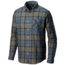 Mountain Hardwear Franklin Long Sleeve Shirt Everyday Flannel - Mens, Machine Blue, Medium, 1617431469-M