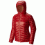 Mountain Hardwear Ghost Whisperer Hooded Down Jacket - Women's-Fiery Red-Medium