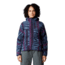 Mountain Hardwear HiCamp Fleece Printed Hoody - Womens, Montauk Blue Ridge Stripe Print, Extra Large, 2104291430-XL