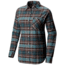 Mountain Hardwear Karsee Long Sleeve Flannel Shirt - Womens, Blue Spruce, Small, 1795361310-S