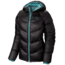 Mountain Hardwear Kelvinator Hooded Jacket - Women's-Black/Mayan Green-Large
