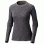 Mountain Hardwear Kinetic Long Sleeve Crew - Women's, Shark, XS, 1768571011-XS