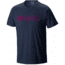 Mountain Hardwear Logo Graphic Short Sleeve T - Men's-Heather Hardwear Navy-Small