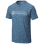 Mountain Hardwear Logo Graphic Short Sleeve T - Men's-Heather Bluesteel-Small