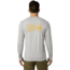Mountain Hardwear Logo Long Sleeve T - Men's, Heather Grey, Medium, OM8358105-M