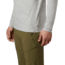 Mountain Hardwear Logo Long Sleeve T - Men's, Heather Grey, Medium, OM8358105-M