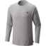 Mountain Hardwear MHW Logo Graphic Long Sleeve T - Men's-Heather Grey Ice-Large