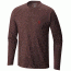 Mountain Hardwear MHW Logo Graphic Long Sleeve T - Men's-Heather Redwood-Medium