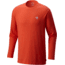 Mountain Hardwear MHW Logo Graphic Long Sleeve T - Men's-Heather State Orange-Medium