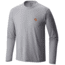 Mountain Hardwear MHW Logo Graphic Long Sleeve T - Men's-Heather Steam-X-Large