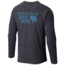 Mountain Hardwear MHW Logo Graphic Long Sleeve T - Men's-Heather Black-Large