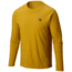 Mountain Hardwear MHW Logo Graphic Long Sleeve T - Men's-Heather Inca Gold-Large