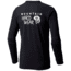 Mountain Hardwear MHW Logo Long Sleeve T - Mens, Black, Extra Large, 1817791010-XL