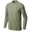Mountain Hardwear MHW Logo Long Sleeve T - Men's, Heather Green Fade, Large, 1817791394-L